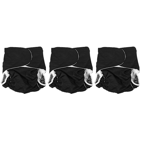 5 stk Genanvendelige Voksenbleer Vaskbare Voksenbleer Anti-læk Periodetrusser 3 stk 80x70x1.2cm 3 pcs 80x70x1.2cm