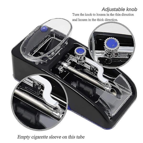 RYI_Elektrisk cigaretrullemaskine - Automatisk injektor - Mini tobaksrulle (Blå)