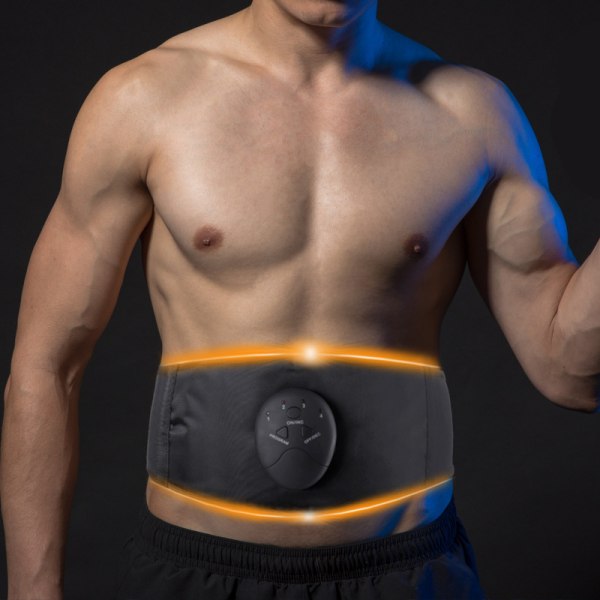 Stimulaattori, vatsalihaskone, vatsan kiinteyttävä hihnaharjoitus kannettava vatsastimulaattori kotitoimiston fitness vatsalle