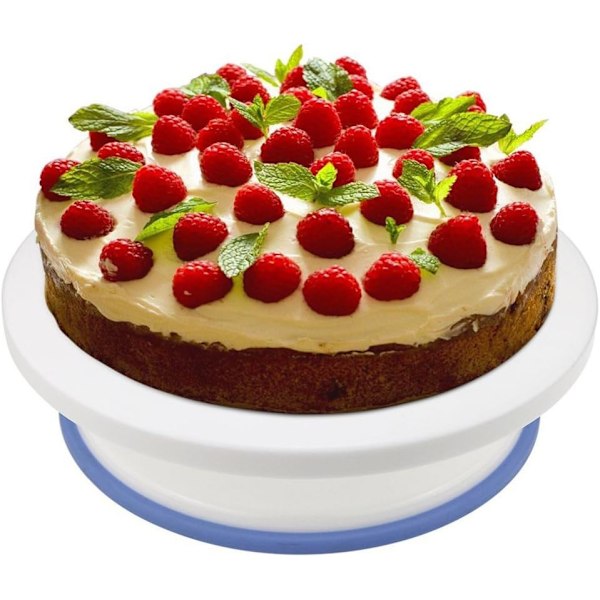 Roterande Kaktallrik - Halksäker, Lättviktsroterande Kaktallrik för Dekorering av Glasyr, Bakverk, Kakor, Muffins, Tårta