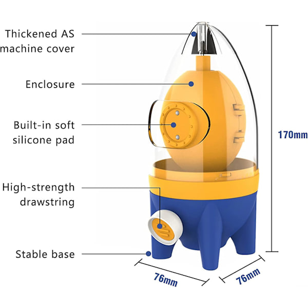 Æg-pisker Hånd Gylden Æg Maker Æggeblomme Hvid Mixer Pisk Med Skærer Køkken Gadgets Til Blandning Æg