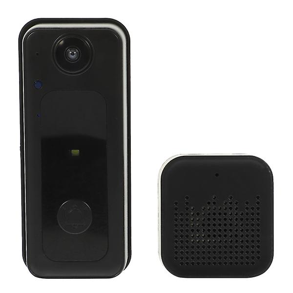 Trådlös Wifi Smart dörrklocka med kamera Praktisk videodörrklocka för hemmakontorBlack15CMX12CMX9CM Black 15CMX12CMX9CM