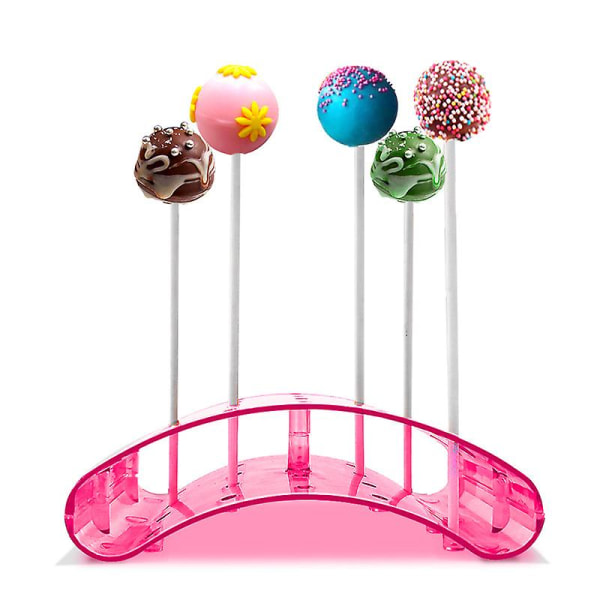 Lollipop Holder til Op til 12 Cake Pops, Transparent Display Dekoration Server Base Hylde (1 stk)