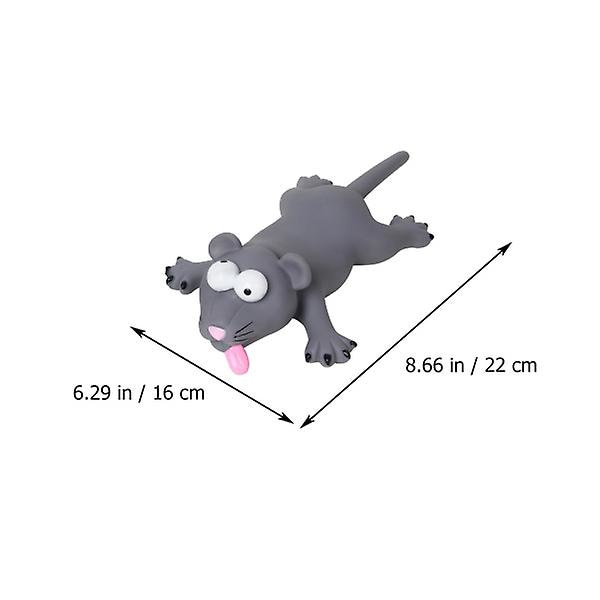 1 stk Simuleringsmus Model Legetøj Børns Prank Legetøj Klem Legetøj (Mørkegrå)Mørkegrå22X16CM Dark Grey 22X16CM