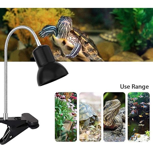 Reptil Varme Pære, Pærer Til Skildpadde Varmelampe Halogen Solplads Pære Til Akvarium Reptil Firben Skildpadder Slanger (2 stk, Sølv)