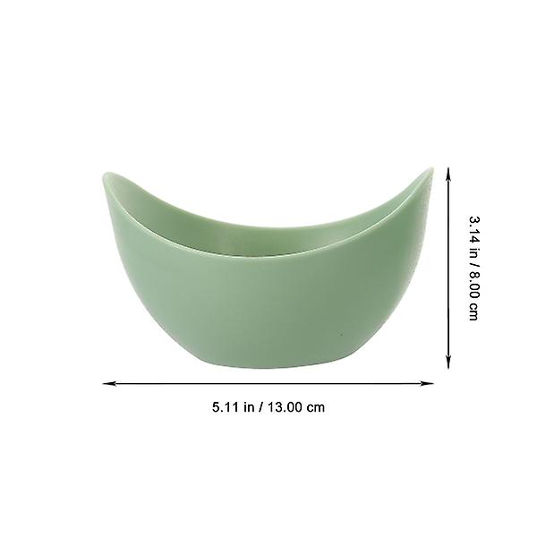 3 stk Plast Snack Serveringsfat Tørkede Fruktbeholdere For Hjem (grønn)Grønn13x12cm Green 13x12cm