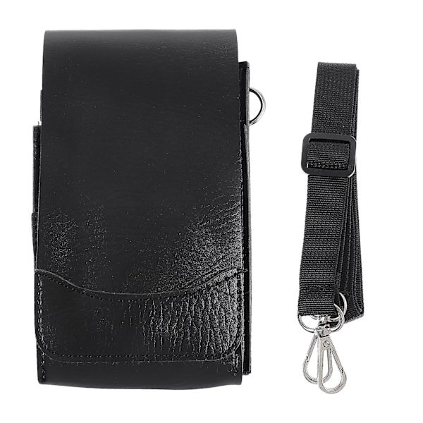 Verktøyveske Hårpleie Verktøyveske Lær Hårpleieveske Frisørrekvisita Svart 23X13X6CM Black 23X13X6CM