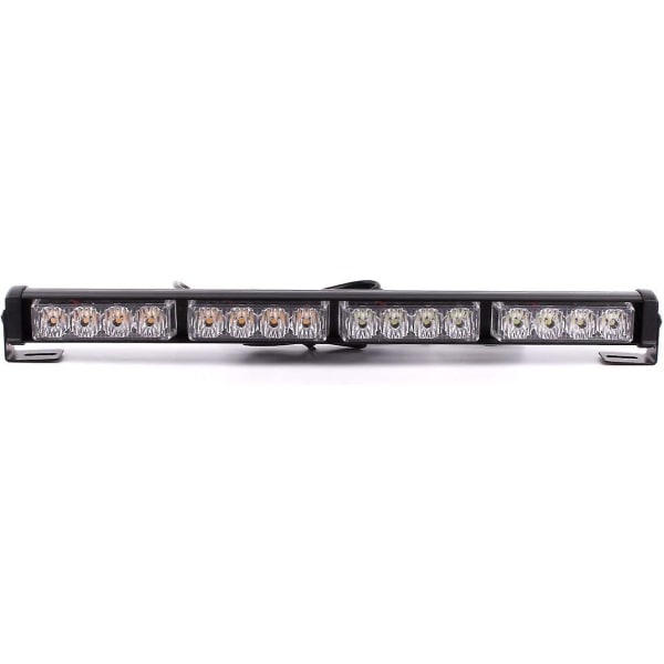 16w 4x4 Led Vilkkuvalo Liikennevalo Varotusvalot Hätävilkku Varotusvalot (keltainen + Valkoinen)