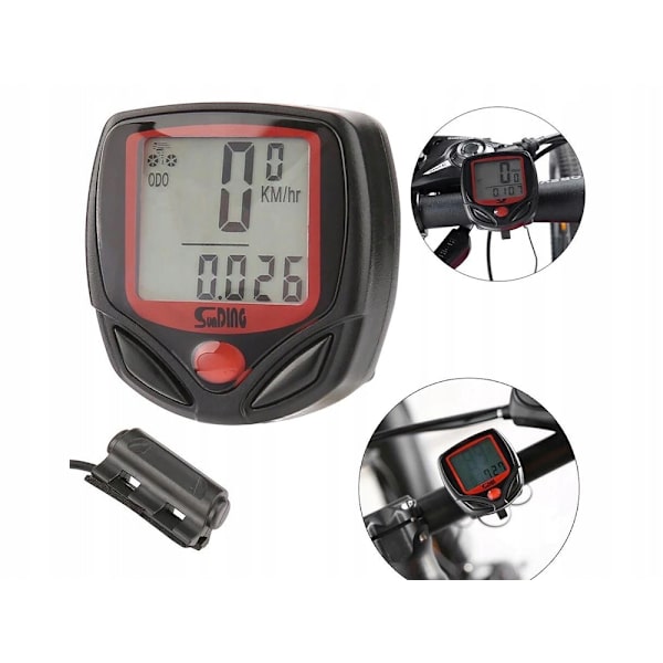 Cykelkodmätare för mountainbike, hastighetsmätare, odometer, tillbehör, utrustning