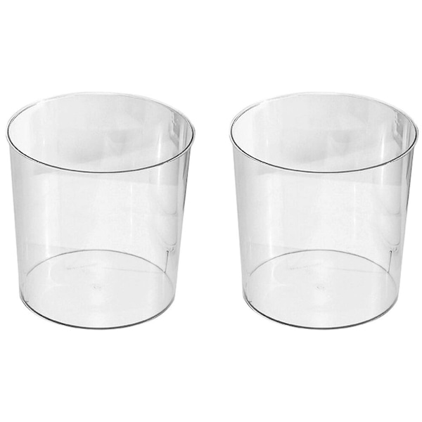 2 kpl Roska-astia Toimisto Pieni Roskakori Makuuhuone Roskakori Roska-astia Keittiö Roskakori Jäte Transparent 16.5x15.5cm