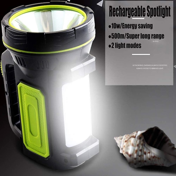 Ultra Kraftful Genopladelig Led Lommelygte Usb 135000 Lumen 6000 Mah Med Sidelys Lommelygte Høj Effekt Til Nød Hike Jagt