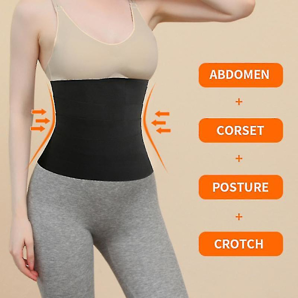Elastisk Taljebælte Yoga Fitness Mavebælte Dame Sports Binding Bælte Forlænget Taljetræner Yogaudstyr 4m 4m