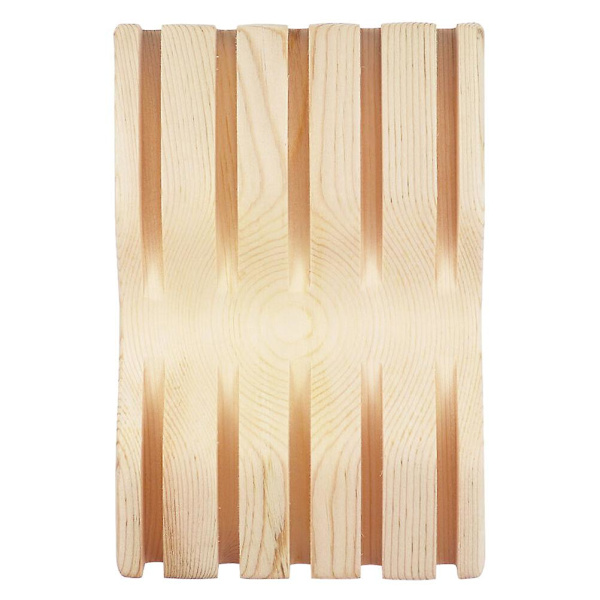 1 kpl Parturikammojen Säilytysteline Hiustenleikkuuvälineiden Näyttöteline Puunväri Puunväri 20x13,4cm Wood color 20x13.4cm