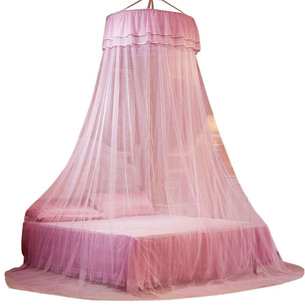 Pyöreä Hyttysverkko Kupoli Sänky Verho Kestävä Taapero Sänky Verkko Pieni Tuore Hyttysverkko Pink