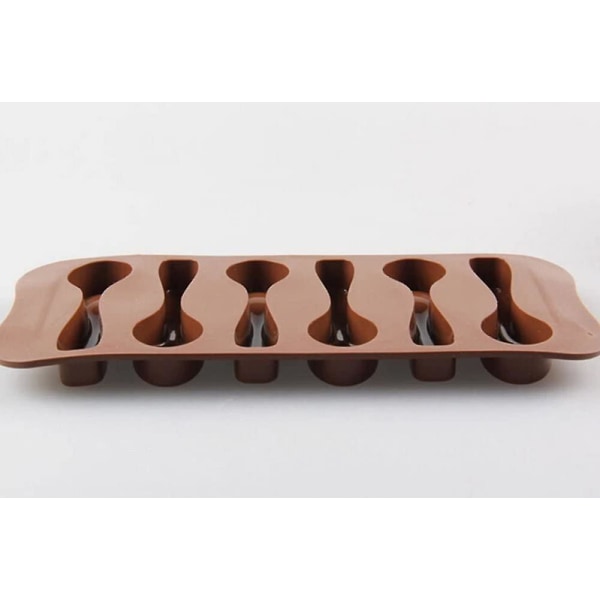 2-pack non-stick form för choklad, godis, gelé, isbitar, silikonskedform för bakning av isbitar Form