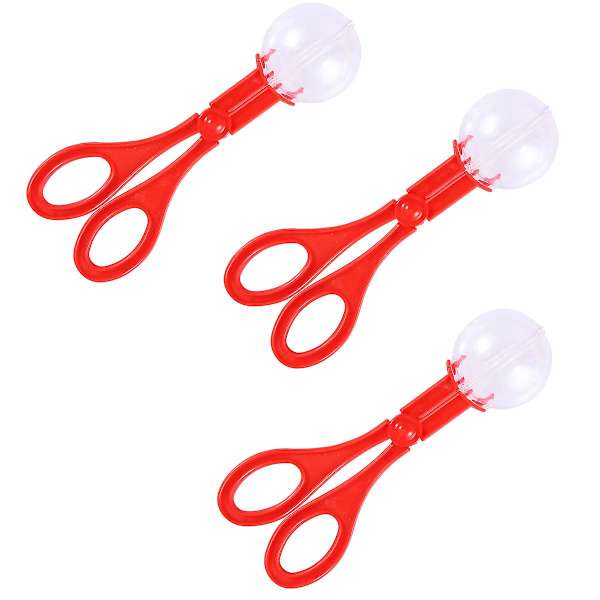 4 kpl Muoviset Hyönteiset Lapsille Hyönteiset Leikkihyönteiset Pyydä Sakset Hyönteisten Pyydystimen Sakset Aistiharjoittelu Red 4PCS