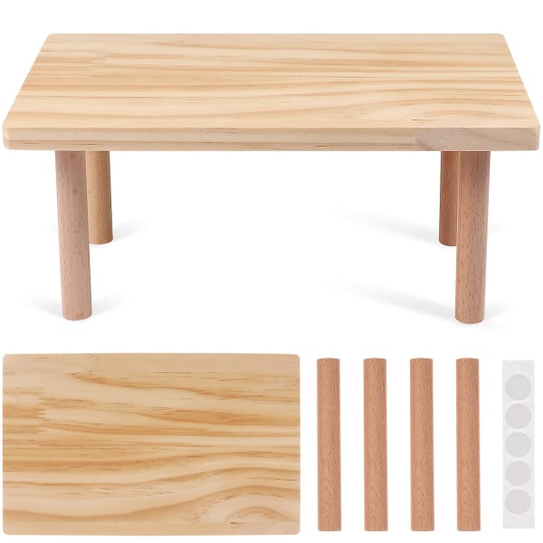 Rottebur Tilbehør Hamster Plattform Gjemmested Hamster Stativ Plattform Hamster Plattform Bur Hamster Gjemmested Hamster Leke Brett 25X15X11CM 25X15X11CM