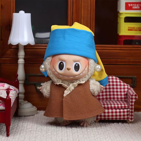 /RYI/Labubu Outfit Cosplay Rollspel Labubu Cosplay Kläder för Labubu Kläder Plånbok Sku-1