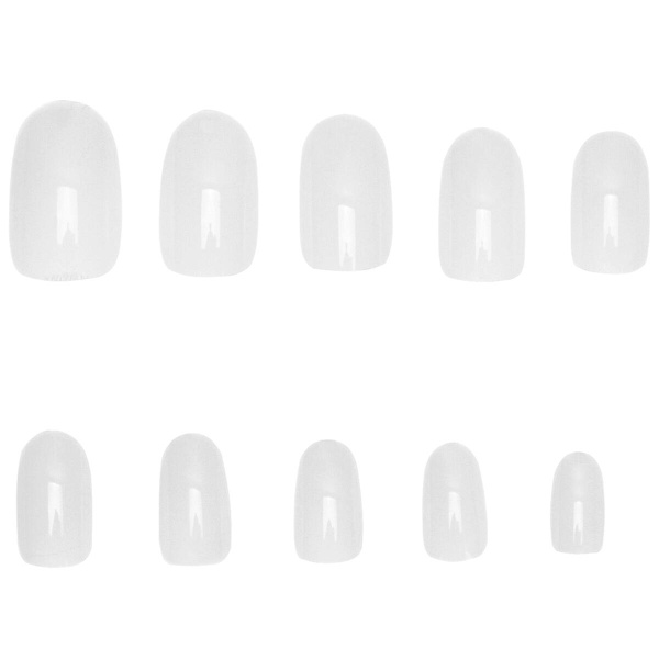 3D-tarrat Fake Tip Tip Top Kynnet Neliö Lyhyt Akryyli Kynnet Geeli Manikyyri Tip Luonnollinen Väri 1.8x1.5cm Natural Color 1.8x1.5cm