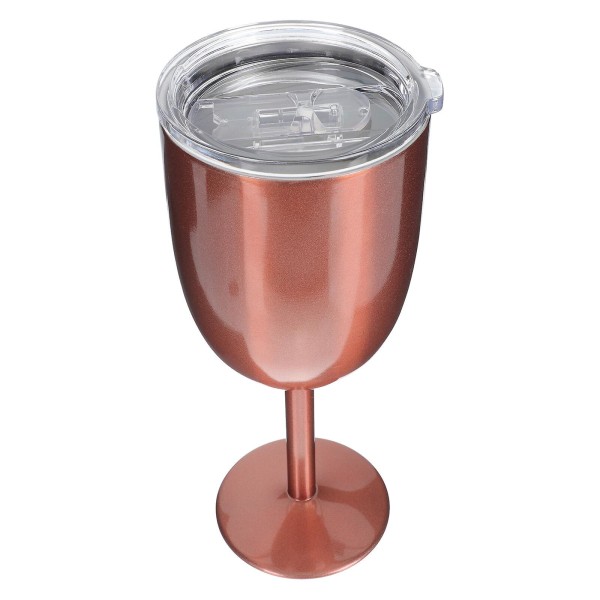 Martini Tumbler Cocktailglas Metalliska Vinglas Metall Vinglasbägare Dryckeskopp Cocktailbägare Roséguld 20,8x8,8cm Rose Gold 20.8x8.8cm