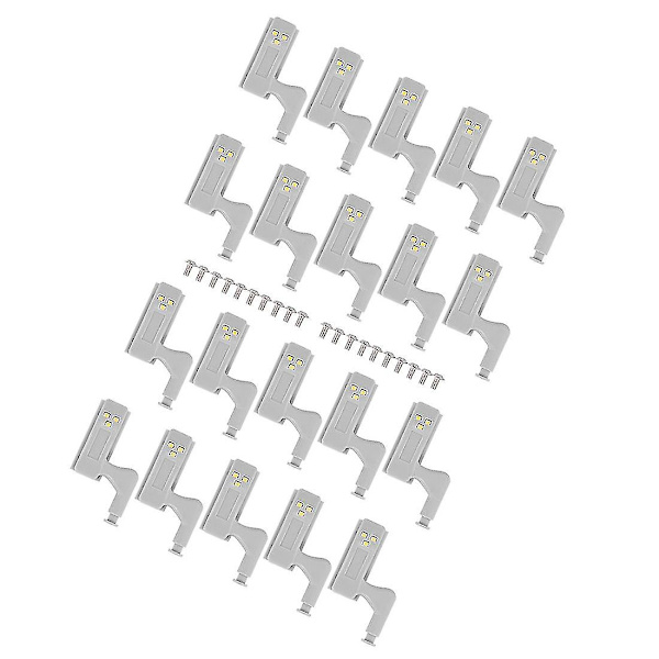20 kpl 0,25 W Universaali Led-kaapin alle valo, Lämmin valkoinen