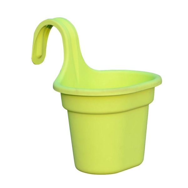 Hängande Krukställ i Resin för Utomhusväxter, Blomkruka, Förvaring, Grön Green 1PCS