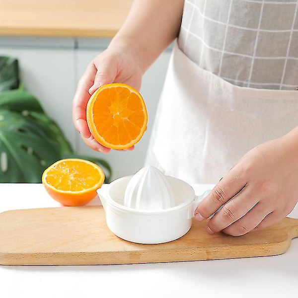 Manuell Juicer Miljøvern Dyse Design Plast Manuell Juicer Husholdnings Hvit
