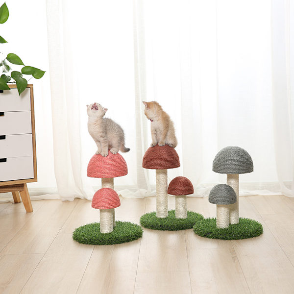 Kattträd kattmöbler kattleksak kattklösbräda klätterställning rosa
