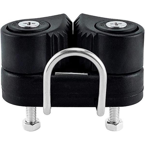 Kompositt Seilbåt Cam Cleat For 3-12mm Tau (1stk, Svart)