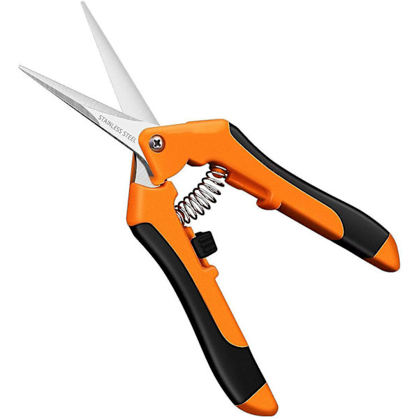 Haveredskab Håndbeskæresaks Rustfrit Stål Lige Beskæresaks Orange Orange