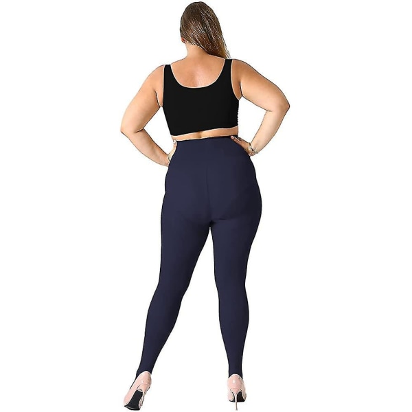Naisten 2 paria Plus Size Control Top Ultra-pehmeät sukkahousut