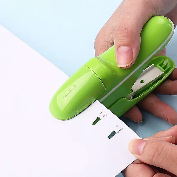 Heftemaskin uten stifter, manuell, uten stropp, stifteløs papirstapler, stifteløs heftemaskin, arbeidsbesparende heftemaskin