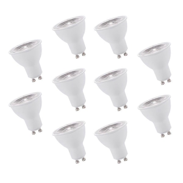 10 kpl Gu10 7w Led-spottivalo 500 lumenia 220v kohdevalolamppu kotiin White light