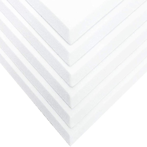 6 stk. Akustiske Absorptions Paneler 12x12x0,4 tommer Lydtæt Polstring