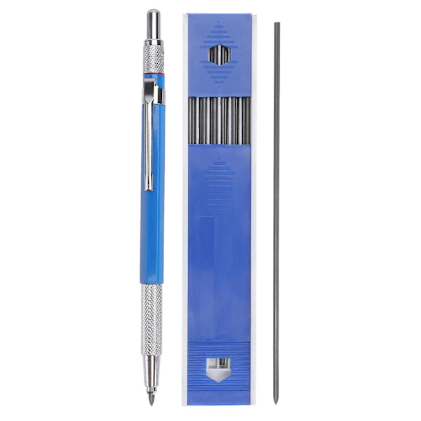 2 Set Penna-set Retraktila Pennor Skissning Ritningspennor Streckpenna Skiss Penna Blå14 Blue 14.5x0.6cm
