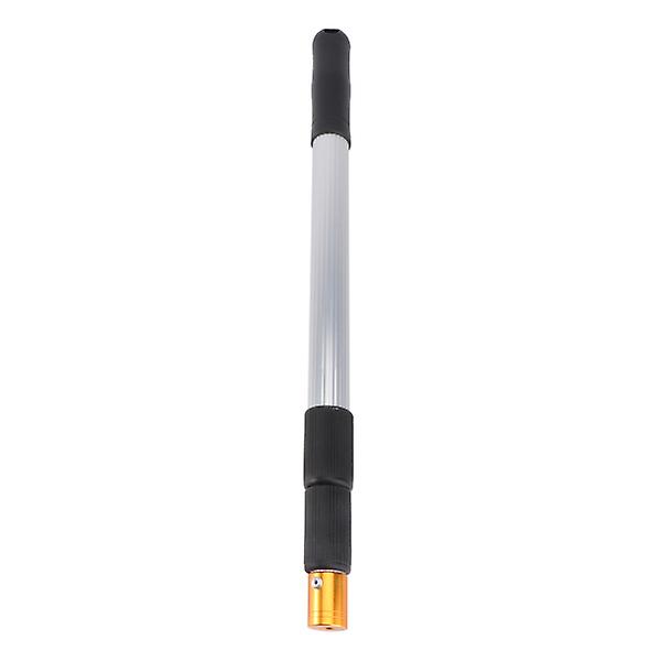 1pc Roller Brush Extension Rod Aluminum Alloy Nut Gatherer Telescopic Rod SilverSilver48X2.5CM