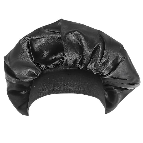 1 st. Damernas Natt Sovhuvudskydd Bred Elastisk Band Sovhatt Svart 24X24X20cm Black 24X24X20cm