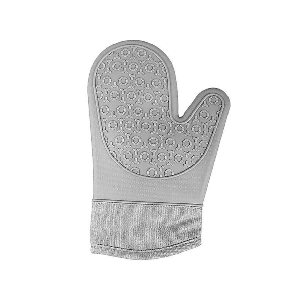 Sklisikre Ekstra Lange Ovnshansker For Grill, Matlaging, Baking, Grilling, Barbecue, Mikrobølgeovn, Maskinvaskbare (2 stk, Nordisk Grønn)