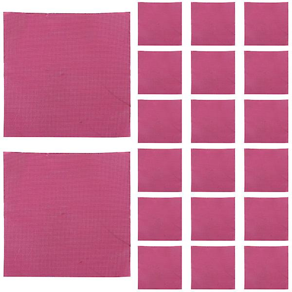 100 st DIY Godispapper Bakpapper Godisförpackningspapper Kexpapper Rosa 10X10X0.1CM Pink 10X10X0.1CM