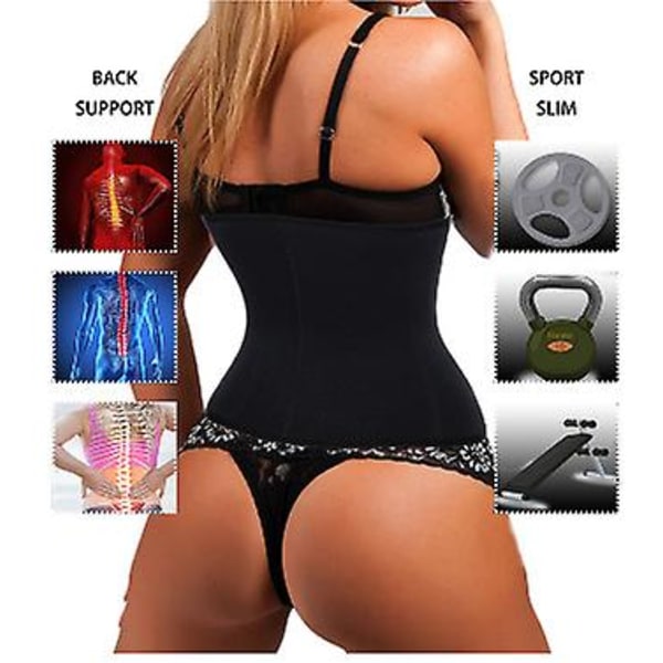 3 Clip&1 Lynlås 6 Stålbenet Taljetræner Korset Sport Træning Kropsformer Mavekontrol XL XL