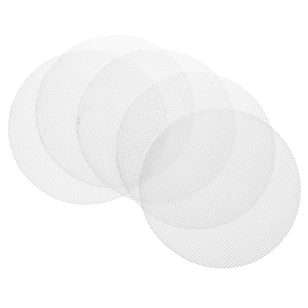 5 stk Runde Silikon Gel Dampmåtter Køkken Dampet Brød Puder Bageforsyning Grå 18X18X0.05CM Grey 18X18X0.05CM