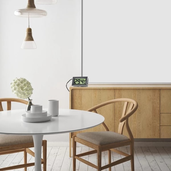 Akvarium Presisjon Elektronisk Digital Termometer med Sonden Innebygd Termometer Vann Termometer Elektronisk