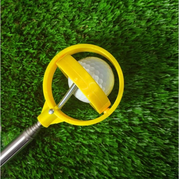 2st teleskopisk golfbollsretriever för vatten, golfbollsupphämtning med automatisk låsande skopa, Ball retriever Grabber Claw Sucker T