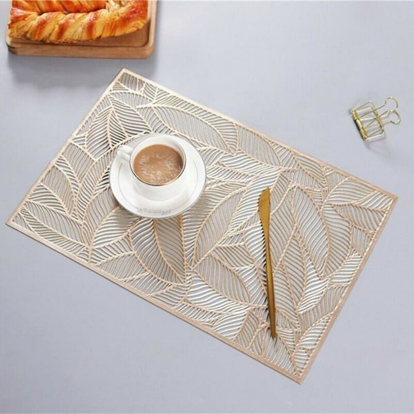 Rektangulära bordstabletter kompatibel med matbord Hotellrestaurang Bronzing Coffee bordstablett Hemma köksbord