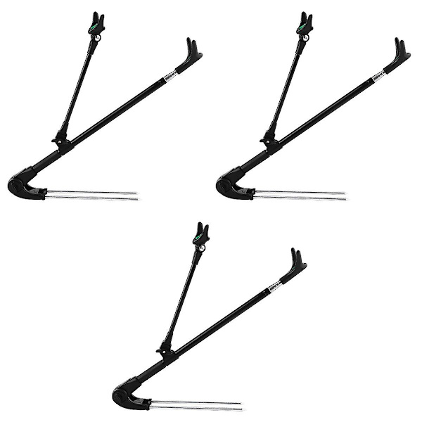 3 stk. Fiske Stang Holder i Rustfritt Stål Praktisk Fiske Stang Holder Stang Holder 3 stk 40X3X1.5CM 3pcs 40X3X1.5CM