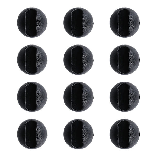 12 st Stolskyddsöverdrag Halksäkra Stolsbensskydd Hårfön Stolsfotdynor Svart 3X3CM Black 3X3CM