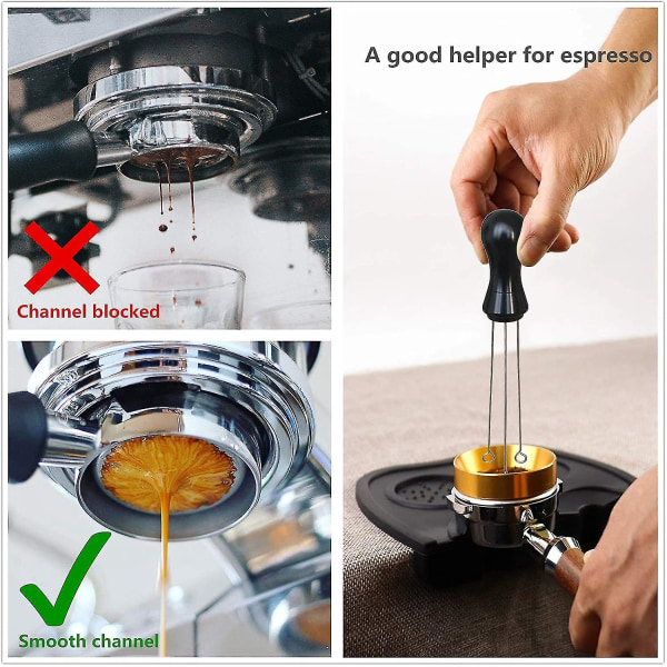 Kaffenål klut pulver dispenser Nål Type Kaffe Tamper, Type 1