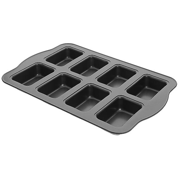 Mini Brødform Mini Brødform Bageform Kulstofstål Bageform Metal Brødform Med Multi-gitter Grå 36X24c Grey 36X24cm