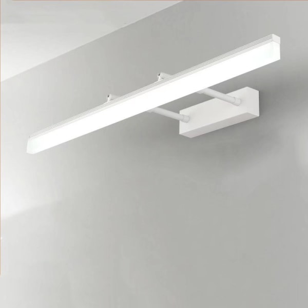 Teleskopiskt spegelskåp spegel frontljus LED badrumslampa för badrum Enkel modern anti-dim vit sminkspegellampa