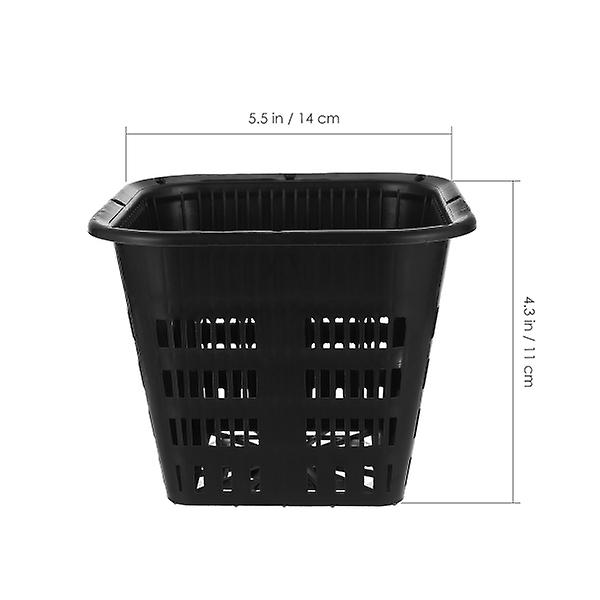 6 stk Blomsterpotter Indendørs Frøplantepotte Mesh Net Pot Net Planteskole Potte Plantning Net Kop Lille Net Pot 14X14X11CM 14X14X11CM